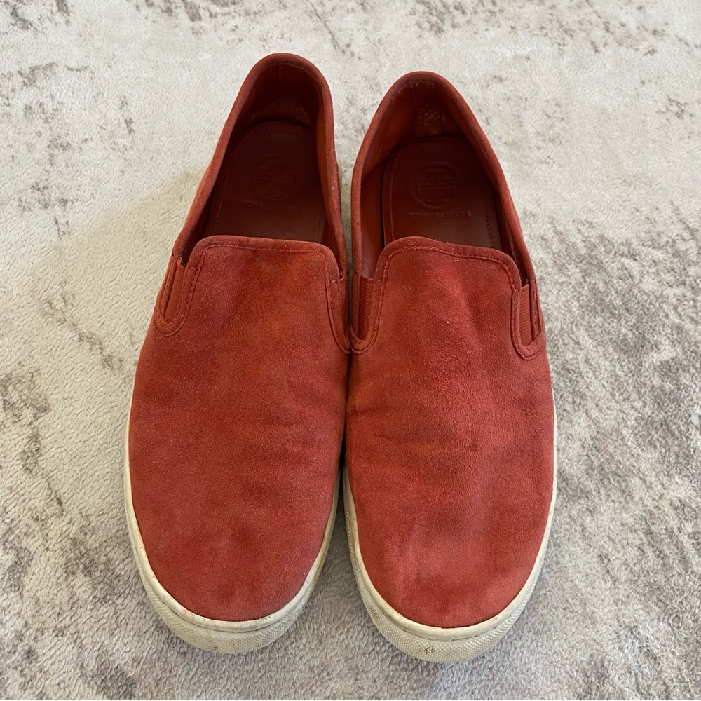 Tory Burch Red‎ Ochre Max Slip-On Women’s Sneaker Size 11 M - Picture 2 of 9